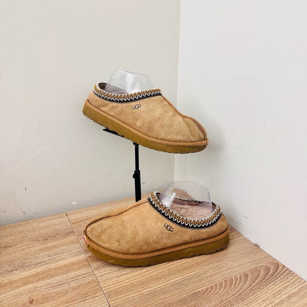 Ugg Tasman Chestnut Suede Slippers Women’s Size 8